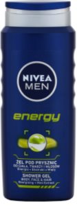 Nivea Men Energy gel za prhanje za obraz, telo in lase