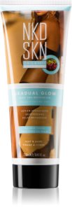 NKD SKN Gradual Glow безбарвний крем-автозасмага для поступової засмаги