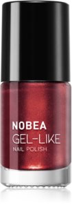NOBEA Day-to-Day lak na nehty s gelovým efektem ruby #N12 odstín