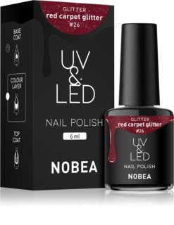 NOBEA UV & LED gelový lak na nehty s použitím UV/LED lampy lesklý