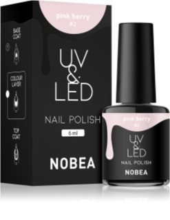 NOBEA UV & LED гелевий лак для нігтів з використанням УФ/ЛЕД лампи блискучий
