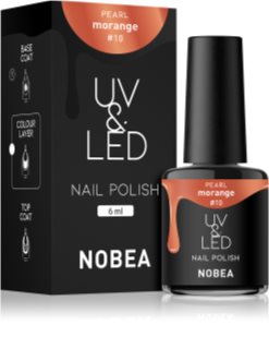 NOBEA UV & LED gelový lak na nehty s použitím UV/LED lampy lesklý