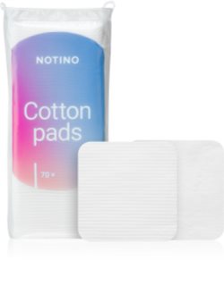 Notino Cotton Pads Large Square ватні тампони для зняття макіяжу та очищення шкіри 70 кс