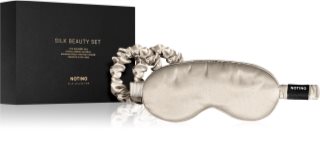 Notino Silk Collection Sleeping mask & Scrunchies Set Geschenkset Farbton Cream