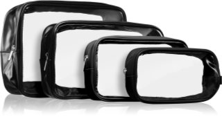 Notino Travel Collection Clear Organizer Set cestovní set Black