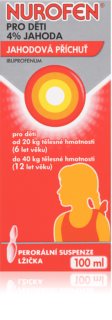 Nurofen pro děti 4% jahoda 40mg/ml perorální suspenze