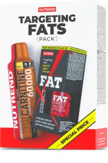 Nutrend TARGETING FATS PACK spalovač tuků (dárková sada)