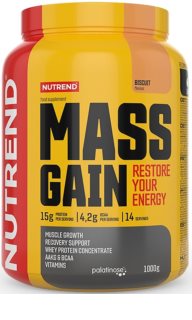 Nutrend MASS GAIN podpora tvorby svalové hmoty
