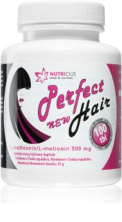 Nutricius Perfect HAIR new methionin 500mg doplněk stravy  pro oslabené vlasy