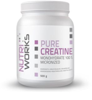 NutriWorks Pure Creatine Monohydrate podpora tvorby svalové hmoty
