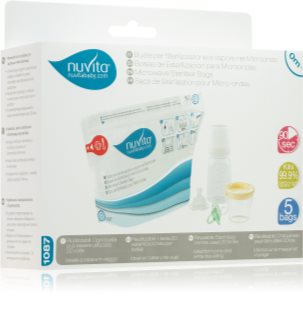 Nuvita Sterilization bags пликчета за стерилизиране за микровълнова фурна