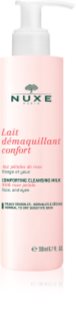 Nuxe Cleansers and Make-up Removers leite de limpeza para pele normal a seca
