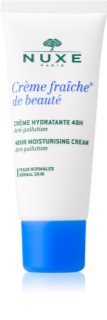 Nuxe Crème Fraîche de Beauté creme hidratante e apaziguador  para pele normal com tendência à irritação