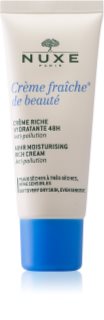 Nuxe Crème Fraîche de Beauté creme hidratante e apaziguador  para pele seca a muito seca