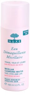 Nuxe Cleansers and Make-up Removers água micelar de limpeza para pele e olhos sensíveis
