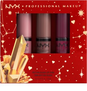 NYX Professional Makeup Gimme SuperStars! Butter Lip Gloss Trio zestaw upominkowy do ust