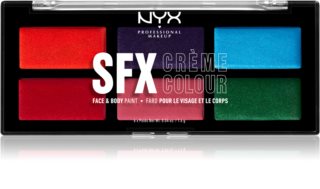NYX Professional Makeup SFX Face & Body Paint Παλέτα για το πρόσωπο για  σώμα και πρόσωπο