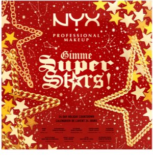 NYX Professional Makeup Gimme SuperStars! 24 Days Advent Calendar calendario de adviento