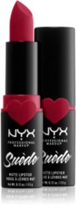 NYX Professional Makeup Suede Matte  Lipstick barra de labios matificante