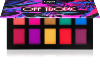 NYX Professional Makeup Off Tropic paleta farduri de ochi