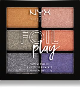 NYX Professional Makeup Foil Play paleta de sombras de ojos