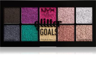 NYX Professional Makeup Glitter Goals Pressad skimmerpalett