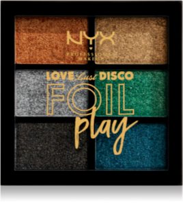 NYX Professional Makeup Love Lust Disco Foil Play paletka očních stínů