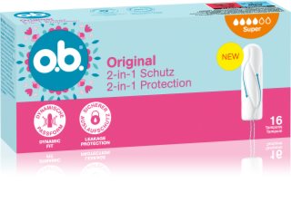 o.b. Original Super tamponer til kraftig menstruation 16 stk.