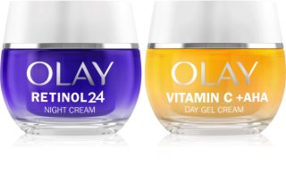 Olay Retinol 24 & Vitamin C + AHA set voor gezichtsverzorging