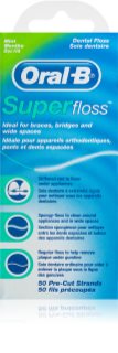Oral B Super Floss зубна нитка для скоб та імплантантів