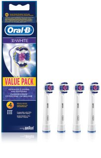Oral B 3D White EB 18 ανταλλακτική κεφαλή για οδοντόβουρτσα 4 τεμ
