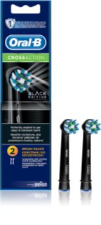 Oral B Cross Action EB 50 Black Hammasharjan Vaihtopäät 2 kpl