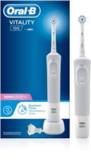Oral B Vitality 100 Sensi UltraThin D100.413.1 White електрическа четка за зъби