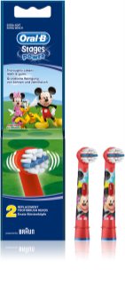 Oral B Stages Power EB10 Mickey Mouse náhradní hlavice pro zubní kartáček extra soft