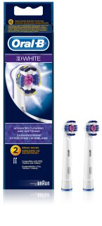 Oral B 3D White EB 18 ανταλλακτική κεφαλή για οδοντόβουρτσα 2 τεμ