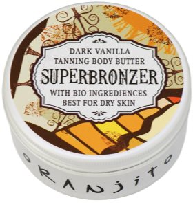 Oranjito Bio Dark Vanilla Tanning Bed Body Butter with Sunscreen