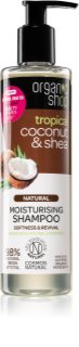 Organic Shop Natural Coconut & Shea shampoing hydratant pour cheveux secs et abîmés