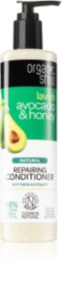 Organic Shop Natural Avocado & Honey après-shampoing régénérant pour cheveux secs et abîmés