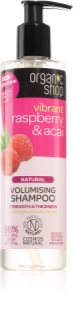 Organic Shop Natural Raspberry & Acai shampoing purifiant et volumateur