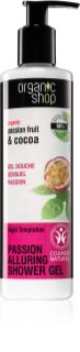 Organic Shop Organic Passion Fruit & Cocoa опияняващ душ гел