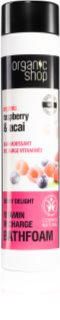 Organic Shop Organic Raspberry & Acai Bain moussant vitaminé