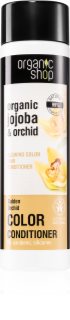 Organic Shop Organic Jojoba & Orchid Hårbalsam Til farvet hår