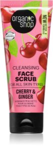 Organic Shop Organic Ginger & Cherry exfoliant purifiant visage