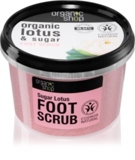 Organic Shop Organic Lotus & Sugar Απολεπιστικό ζάχαρης Για τα πόδια