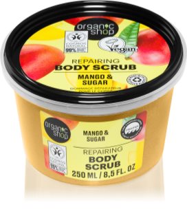 Organic Shop Mango & Sugar vartalokuorinta silkkisen pehmeään ihoon 250 ml