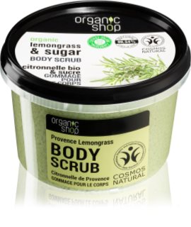 Organic Shop Organic Lemongrass & Sugar sanftes Peeling für den Körper