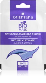 Orientana Almond & Saffron Clay Face Mask pleťová maska s kaolinem