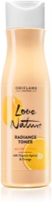 Oriflame Love Nature Organic Apricot & Orange aufhellendes Gesichtswasser Spendet der Haut Feuchtigkeit und verfeinert die Poren