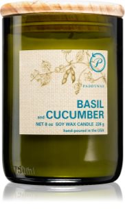 Paddywax Eco Green Basil & Cucumber ароматическая свеча