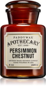 Paddywax Apothecary Persimmon Chestnut bougie parfumée